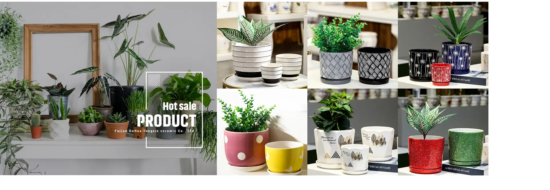 Hot selling ceramic flower pots