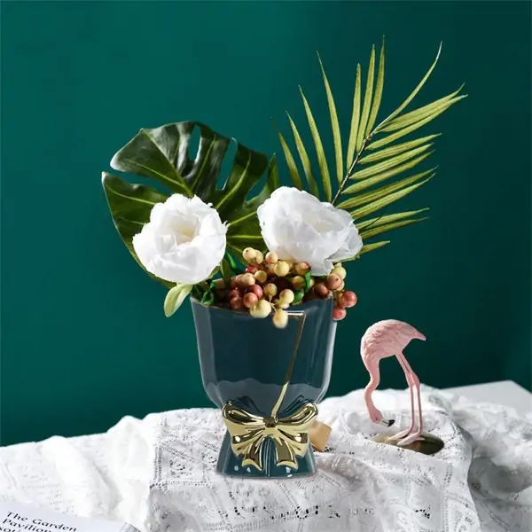 Imitation Bouquet Flower Pot (4)