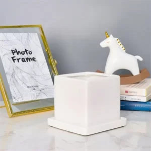 5 inch square flowerpot