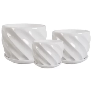 Custom White Ceramic Pots