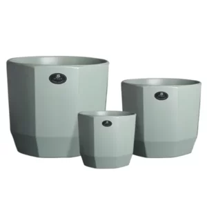 Set of 3 Simple Modern Outdoor Flowerpots