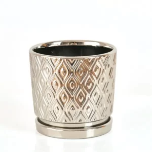 Silver Plant Pots