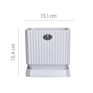 Wholesale Square Ceramic Flower Pots-For Succulents