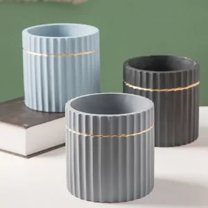 nouveau design pot rond en céramique d'intérieur china_@