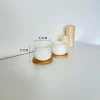 EcoNest White Ceramic Succulent Pots (9)