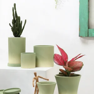 ModernMatte Gradient Ceramic Pot Collection – Wholesale Indoor Planters (5)