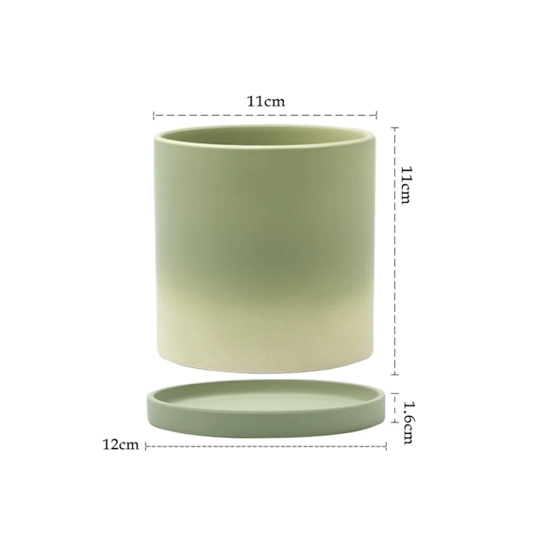 ModernMatte Gradient Ceramic Pot Collection – Wholesale Indoor Planters (7)