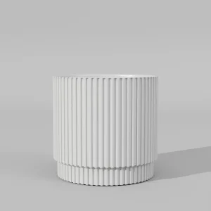 Wholesale Ribbed Ceramic Flower Pots (2)