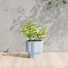 Wholesale Glossy Blue Ceramic Flower Pots for Small Plants