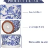 Wholesale Blue and White Pattern Ceramic Flower Pots