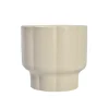 Wholesale Cream White Ceramic Flower Pots for Plants (2)