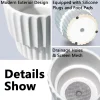 Wholesale Modern White Pattern Ceramic Flower Pots
