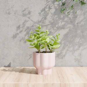 Wholesale Pink Ceramic Flower Pots for Plants (2)
