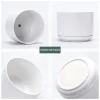 Wholesale Matte White Ceramic Flower Pots – Modern Planters with Saucers in Bulk (2)
