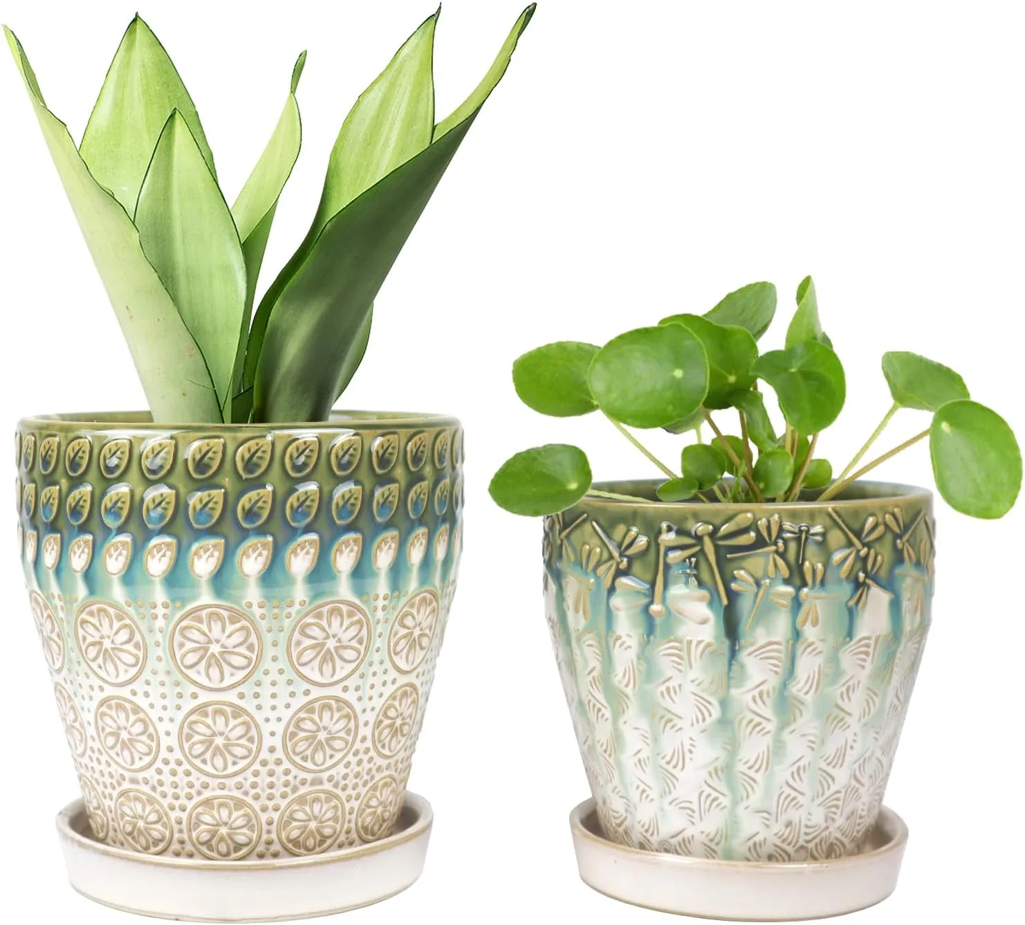 Wholesale Pattern Ceramic Flower Pots – Glazed Decorative Planters
