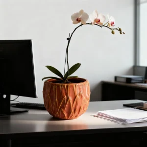 Wholesale Textured Ceramic Flower Pots Manufacturer Supply (5)