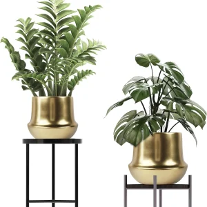 Modern Gold Ceramic Flower Pots Wholesale