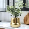 Modern Gold Ceramic Flower Pots Wholesale
