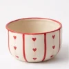 Wholesale Pink Heart Pattern Ceramic Planter