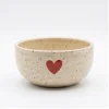 Wholesale Speckled Heart Ceramic Flower Pot