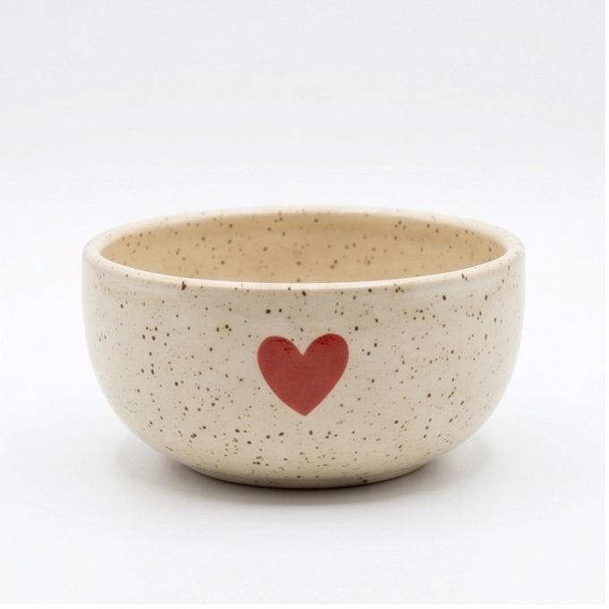 Wholesale Speckled Heart Ceramic Flower Pot (1) Wholesale Speckled Heart Ceramic Flower Pot