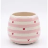 pink-striped-ceramic-flower-pot