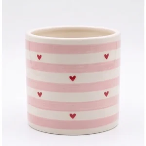 pink-striped-ceramic-flower-pot