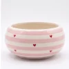 pink-striped-ceramic-flower-pot