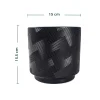 Wholesale Crosshatch Ceramic Plant Pot – Textured Indoor Planter