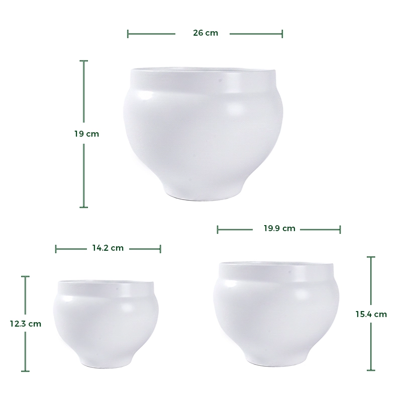 Wholesale Sculptural Ceramic Plant Pots for Retailers (3) Wholesale Sculptural Ceramic Plant Pots for Retailers